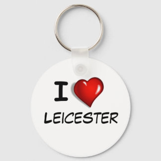 I Love Leicester Keychain