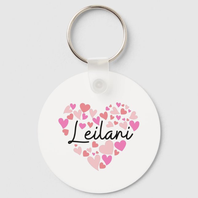 I love Leilani Keychain (Front)
