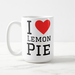I love lemon pie coffee mug