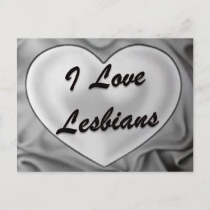 I Love Lesbians Postcard