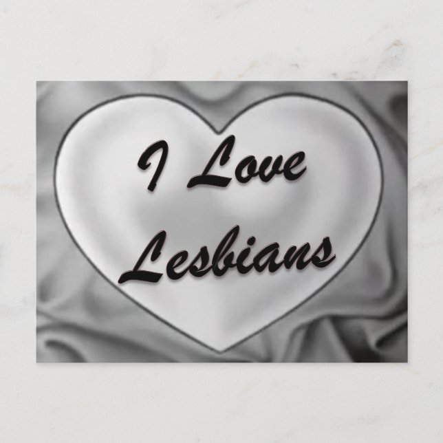 I Love Lesbians Postcard (Front)
