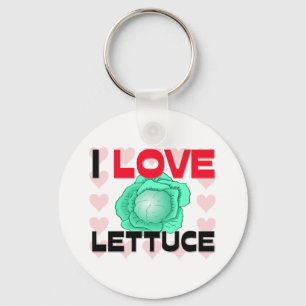 I Love Lettuce Keychain