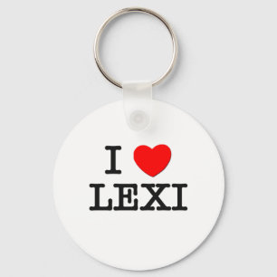 I Love Lexi Keychain