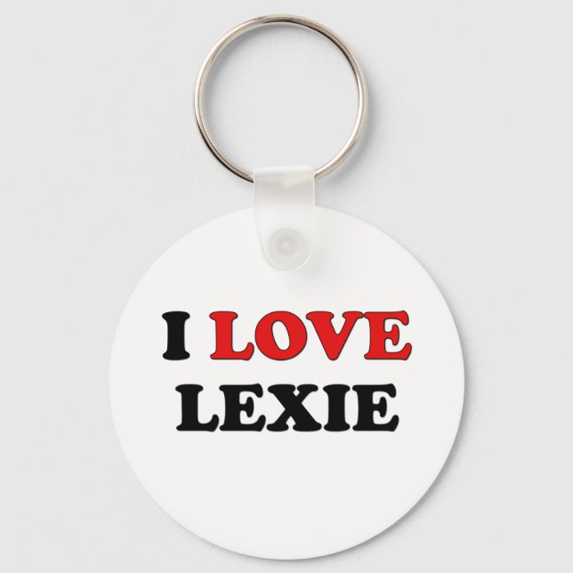 I Love Lexie Keychain (Front)