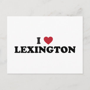 I Love Lexington Kentucky Postcard