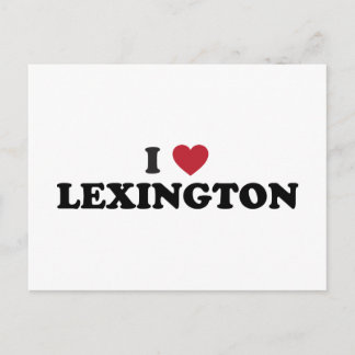 I Love Lexington Kentucky Postcard