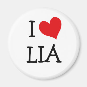 I Love Lia Magnet