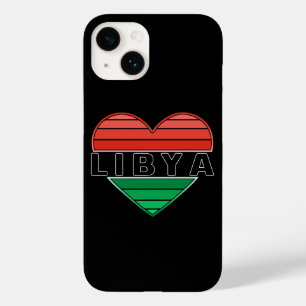 I Love Libya, Libyan Heart Case-Mate iPhone 14 Case