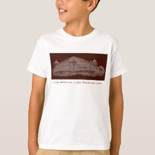 I Love Lida Belarus Architecture Castle Sketch T-Shirt
