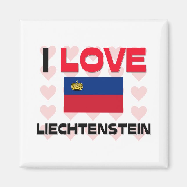 I Love Liechtenstein Magnet (Front)