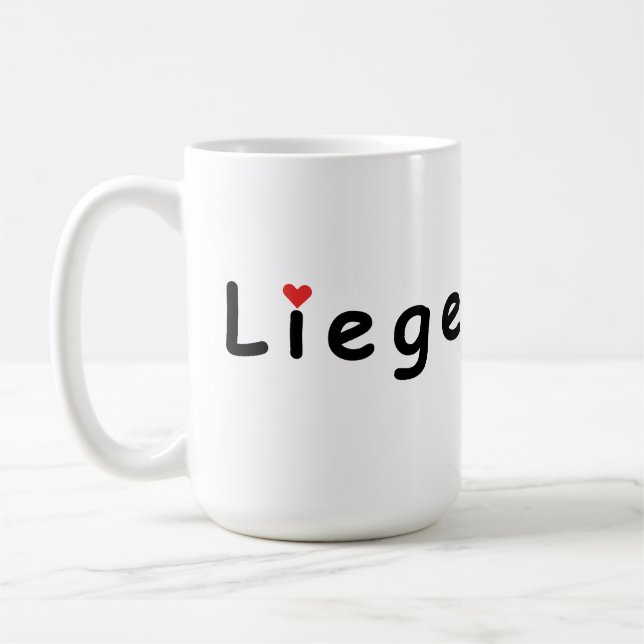 I love Liege Coffee Mug (Left)
