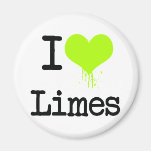 I Love Limes Magnet