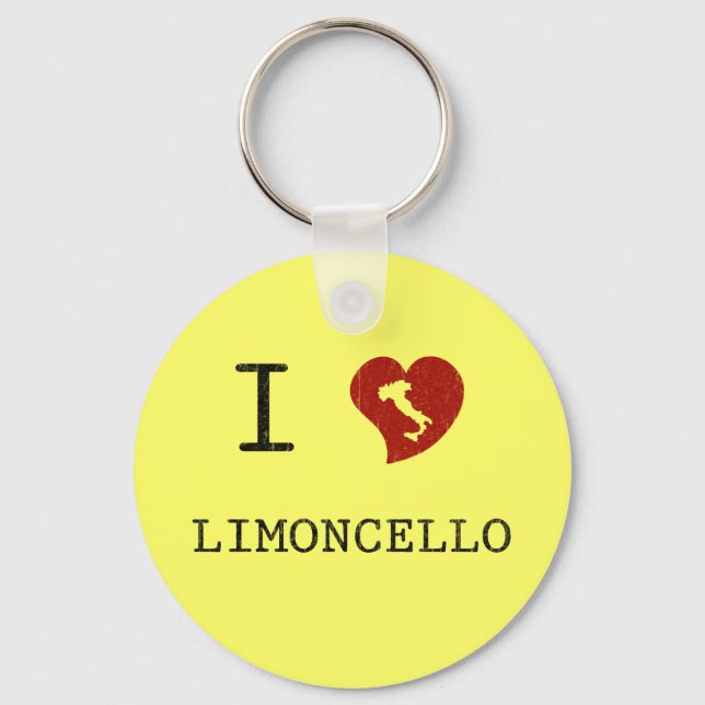 I Love Limoncello Keychain (Front)