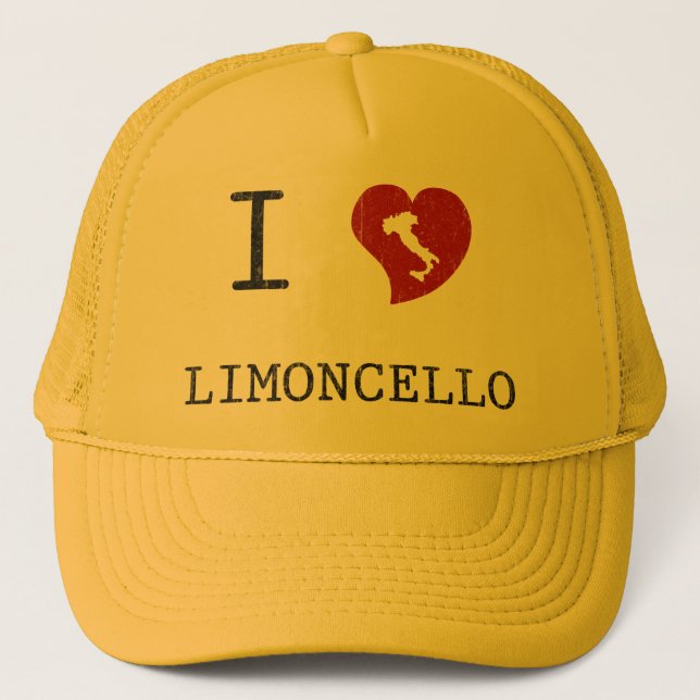 I Love Limoncello Trucker Hat (Front)