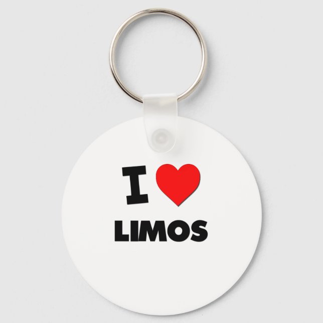 I Love Limos Keychain (Front)