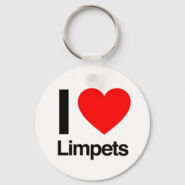 i love limpets keychain (Front)