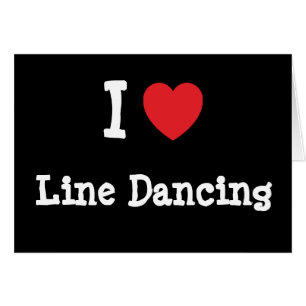 I love Line Dancing heart custom personalized