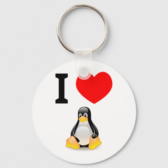 I love Linux Keychain (Front)