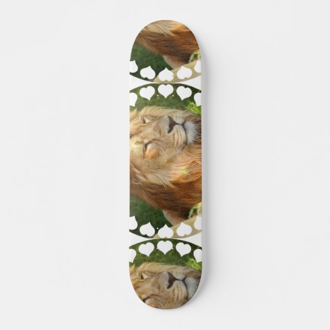 I Love Lions Skateboard (Front)