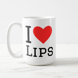 I love lips coffee mug
