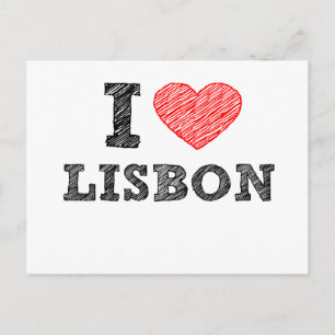 I Love Lisbon Postcard