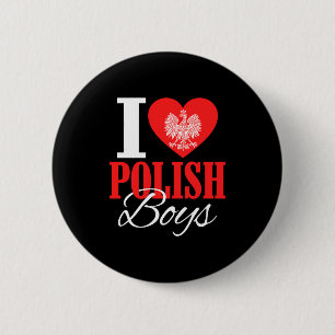 I Love Lish Boys Land Eagle Lish Wife Girlfriend P 2 Inch Round Button