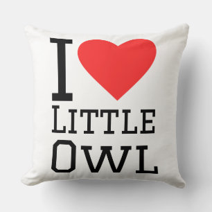 I love little owl throw pillow