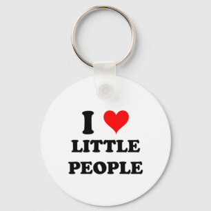 I Love Little People Keychain