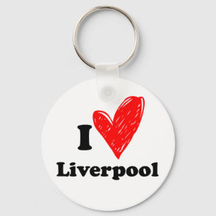 I love Liverpool Keychain