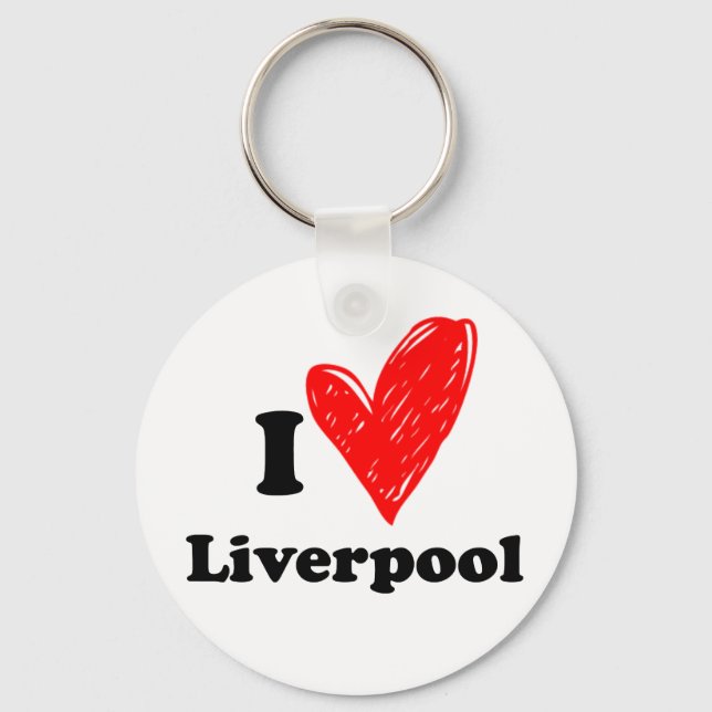 I love Liverpool Keychain (Front)