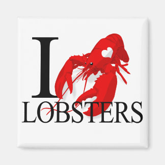 I Love Lobsters Magnets