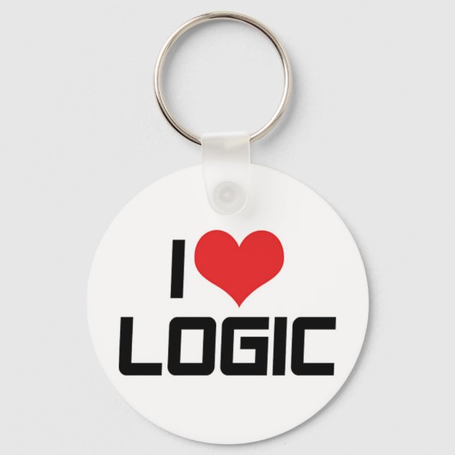I Love Logic Keychain (Front)