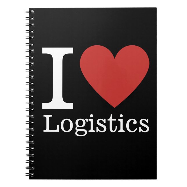 I ❤️ Love Logistics - Logistics Dept. NOTEBOOK (Front)