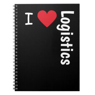 I Love Logistics Manager Quote Funny Office Gift Notebook