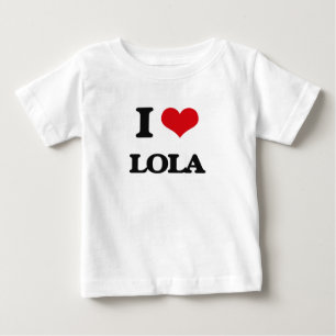 I Love Lola Baby T-Shirt