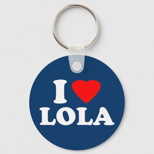 I Love Lola Keychain (Front)