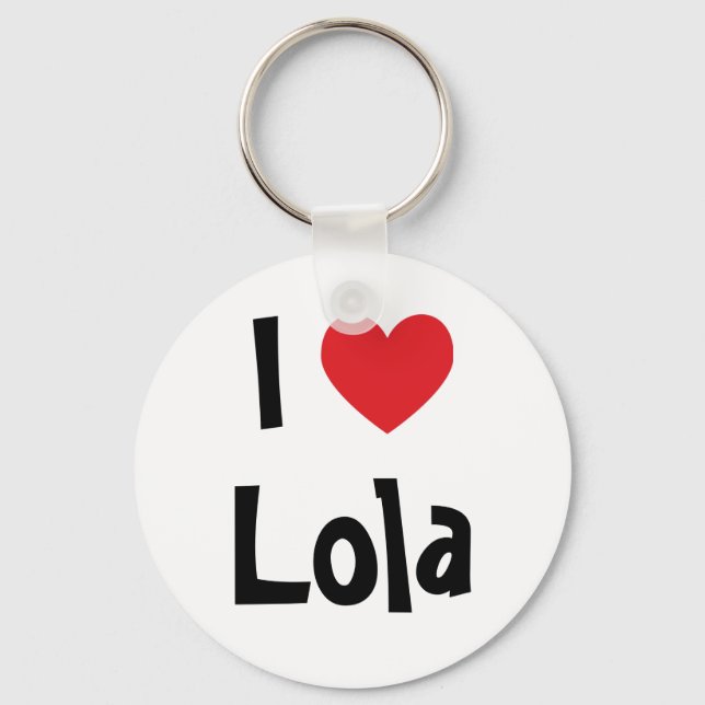 I Love Lola Keychain (Front)