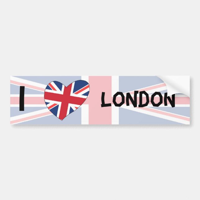 I love London Bumper Sticker (Front)