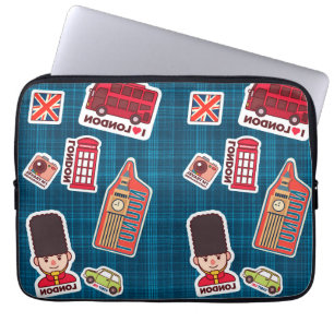 I Love London Laptop Sleeve