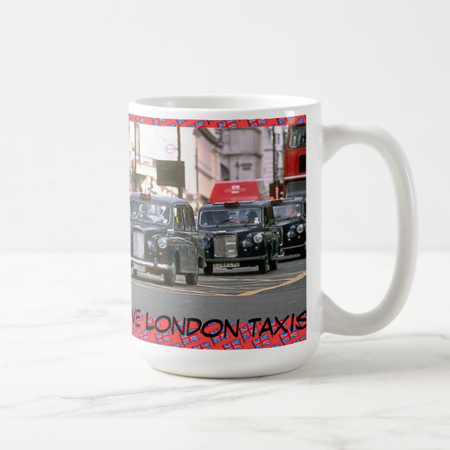 I love London taxis Coffee Mug (Right)