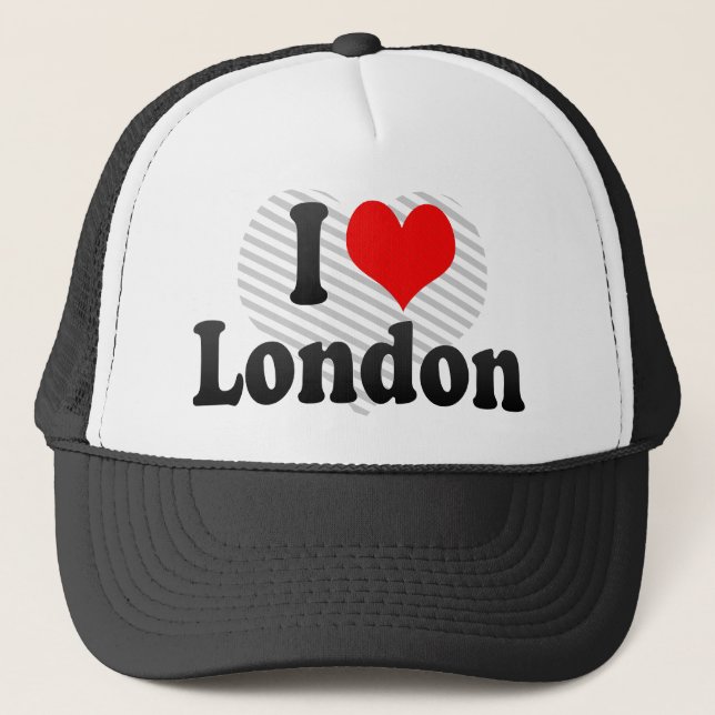 I love London Trucker Hat (Front)