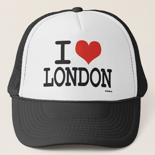 I love London Trucker Hat (Front)