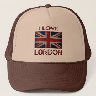 I LOVE LONDON TRUCKER HAT