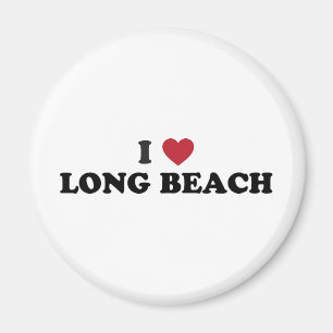 I Love Long Beach California Magnet