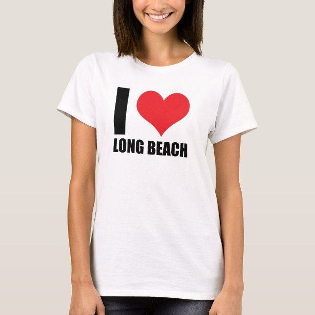 I love Long Beach T-Shirt (Front)
