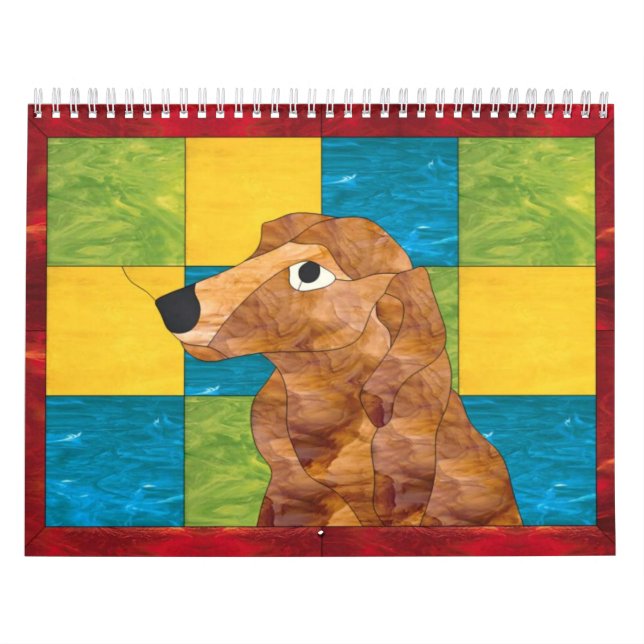 I Love Long Hair Miniature Dachshunds 12 mo Calendar (Cover)