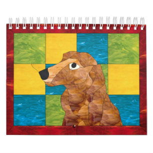 I Love Long Hair Miniature Dachshunds Calendar