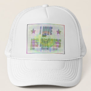 I LOVE Los Angeles Beau Casquette Pastel