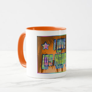 I LOVE Los Angeles Beautiful Orange Sunset Mug