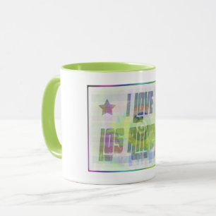 I LOVE Los Angeles Beautiful Pastel Mug Cup
